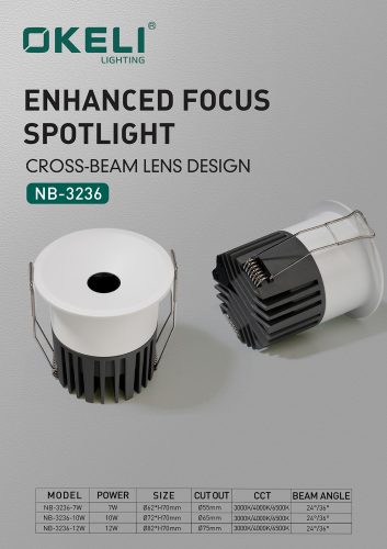OKELI Launches New Recessed LED Spotlight: Precision Lighting with Enhanced Focus and Customization