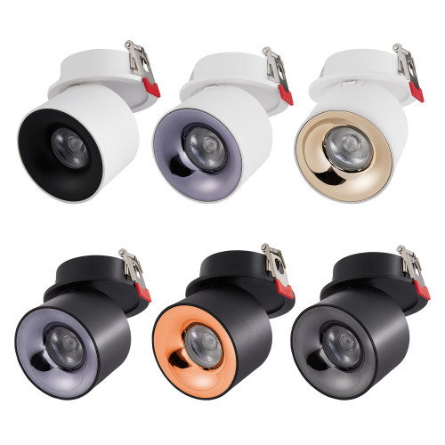 Semi-recessed Adjustable Downlight